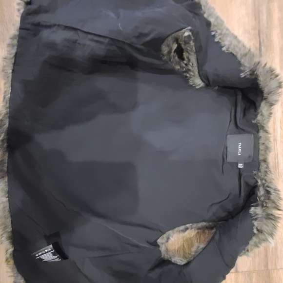 Talula EUC faux fur brown vest sz xxs - Picture 10 of 10